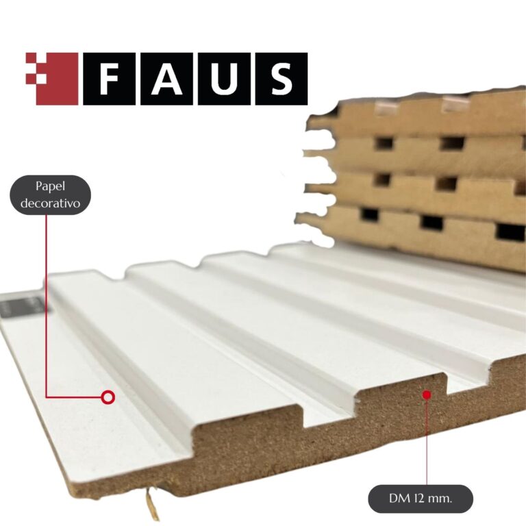 panelado pared Faus