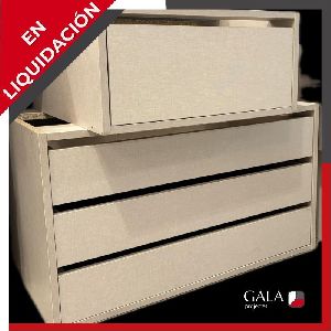 Cajonera 3 cajones – 96x50x53,5 cm | Acabado Textil Cactus