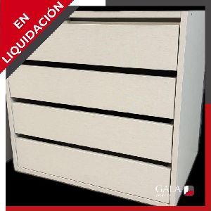 Cajonera 4 cajones con freno – 75x50x70 cm | Acabado Textil Coral