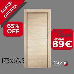 PUERTA BLOCK LAMINDOOR OLMO VERSALLES 175x63.5 G10 T8 CERRAD. 1 PTO.