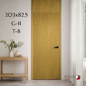 PUERTA ROBLE BARNIZ SUPERMATE 203x82,5 G11 -T8 -IZQUIERDA - TARJA SUPERIOR +BISAGRA OCULTA